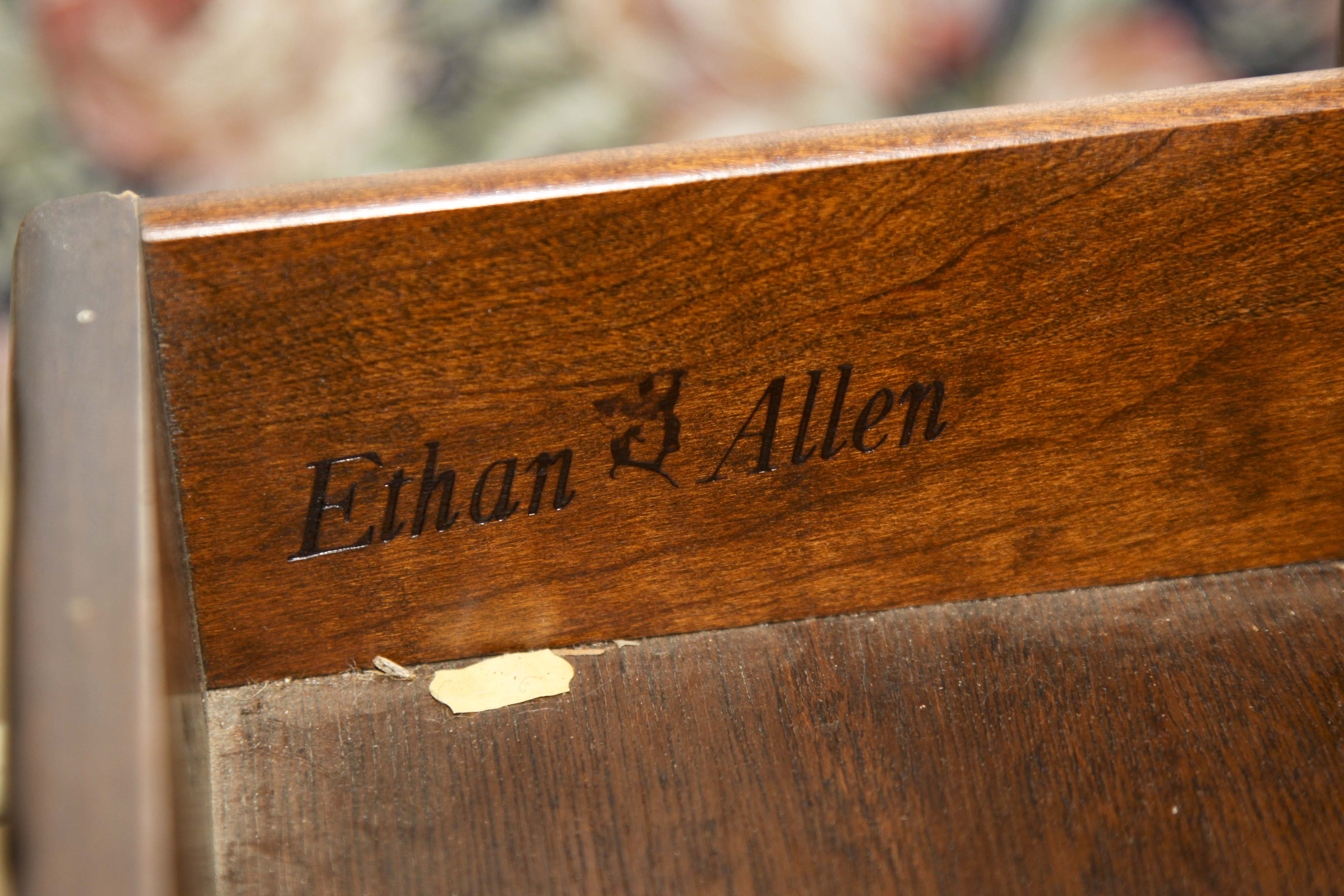 Pair of Vintage Ethan Allen End Tables 'Old Tavern Collection'