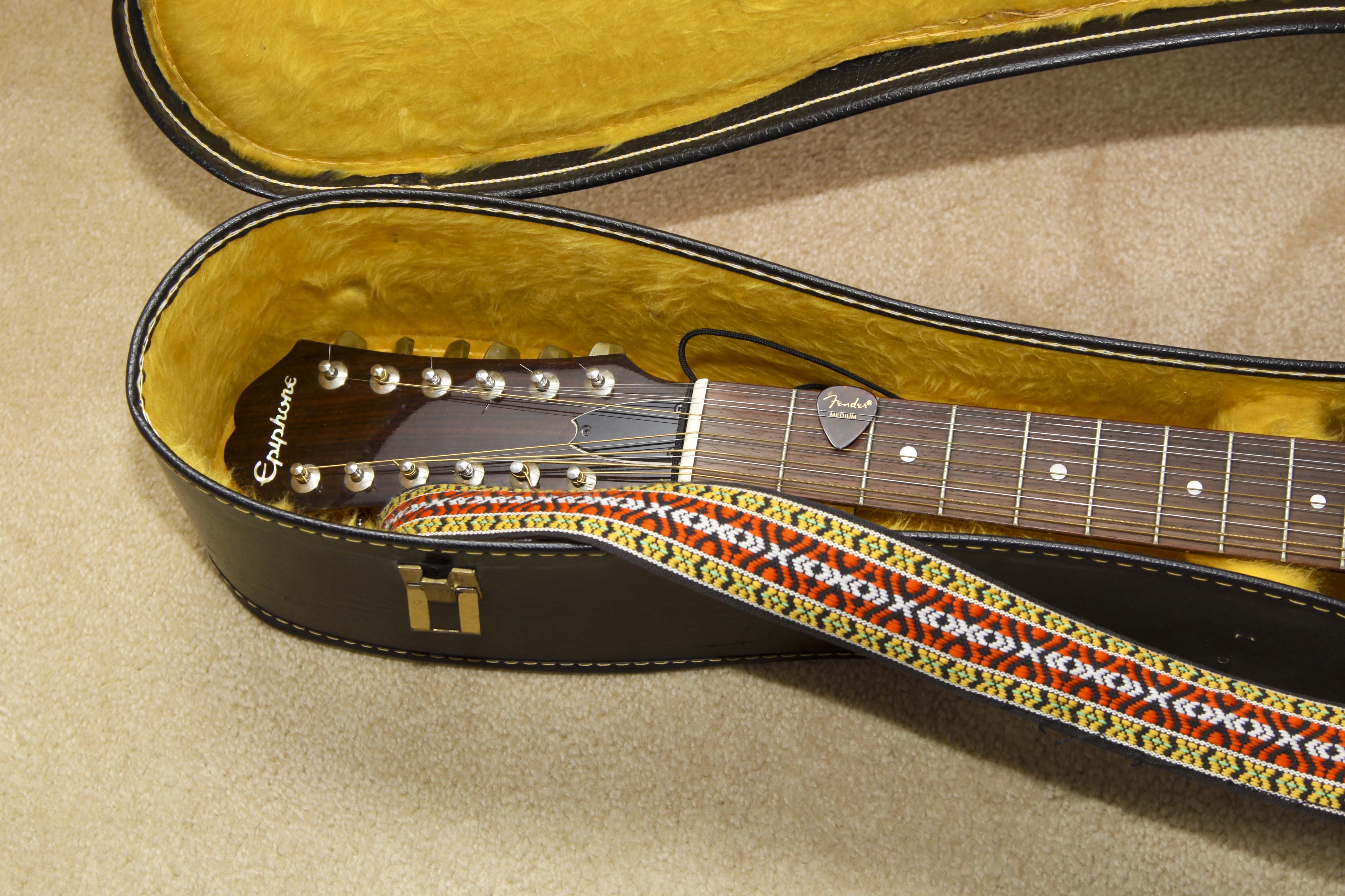 Epiphone Acoustic Guitar With Case Model PR-715-12-N