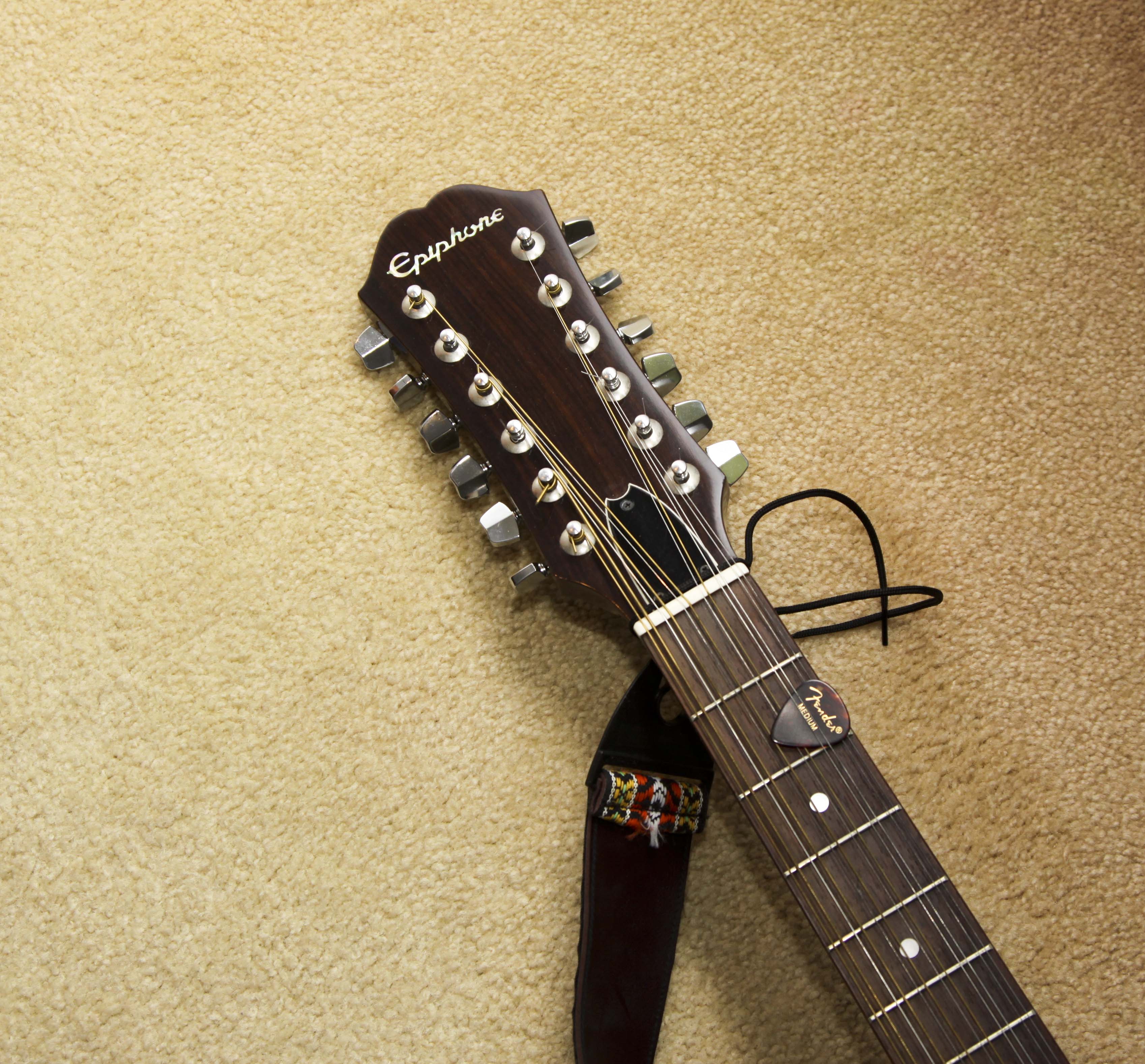 Epiphone Acoustic Guitar With Case Model PR-715-12-N