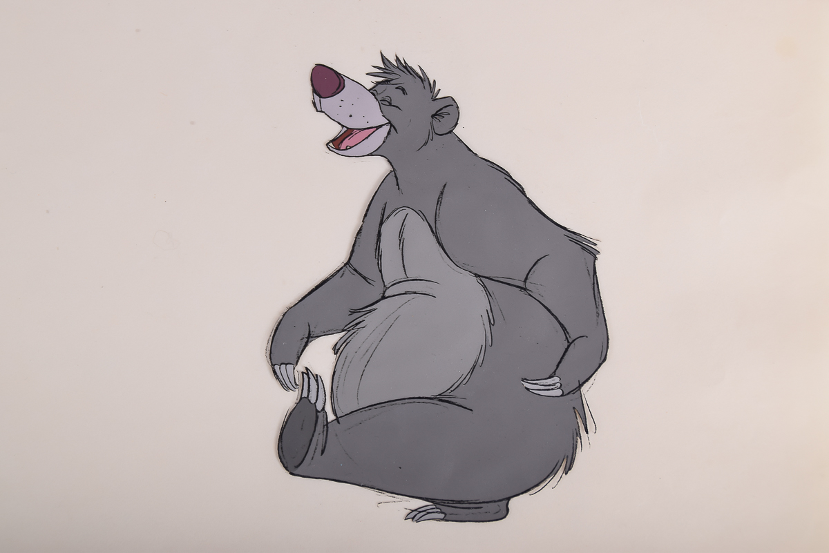 Disney's Baloo from "The Jungle Book" Celluloid
