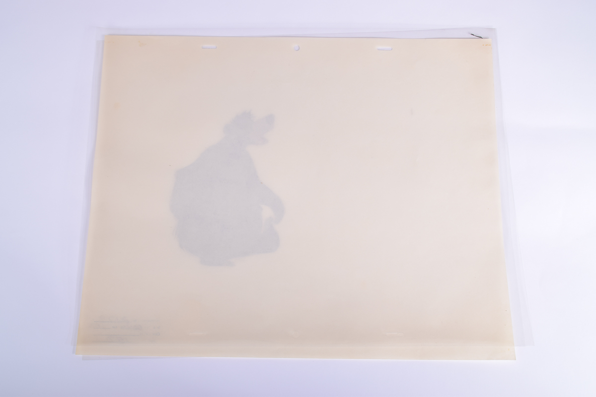 Disney's Baloo from "The Jungle Book" Celluloid