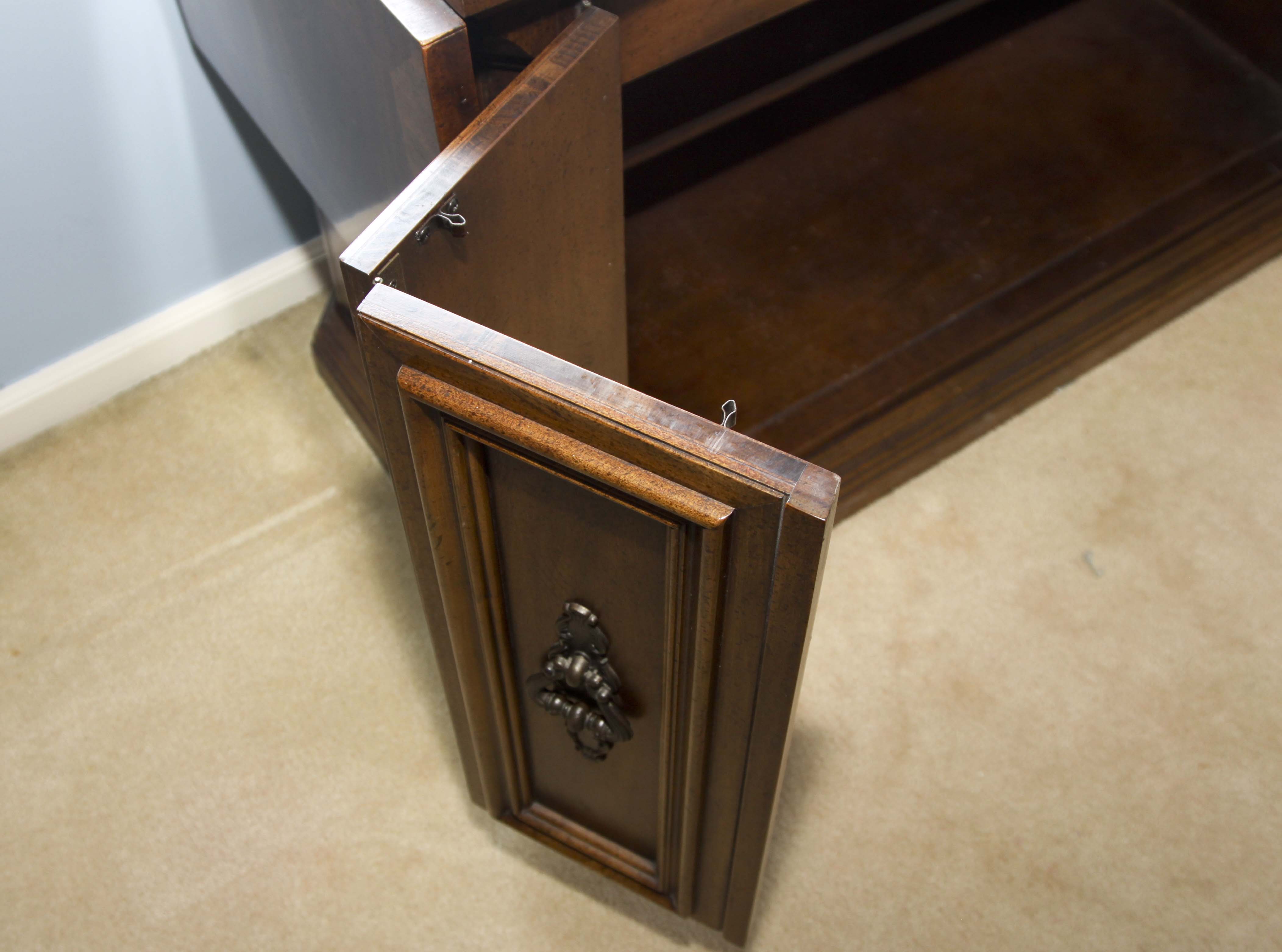 Vintage Wood and Granite Buffet