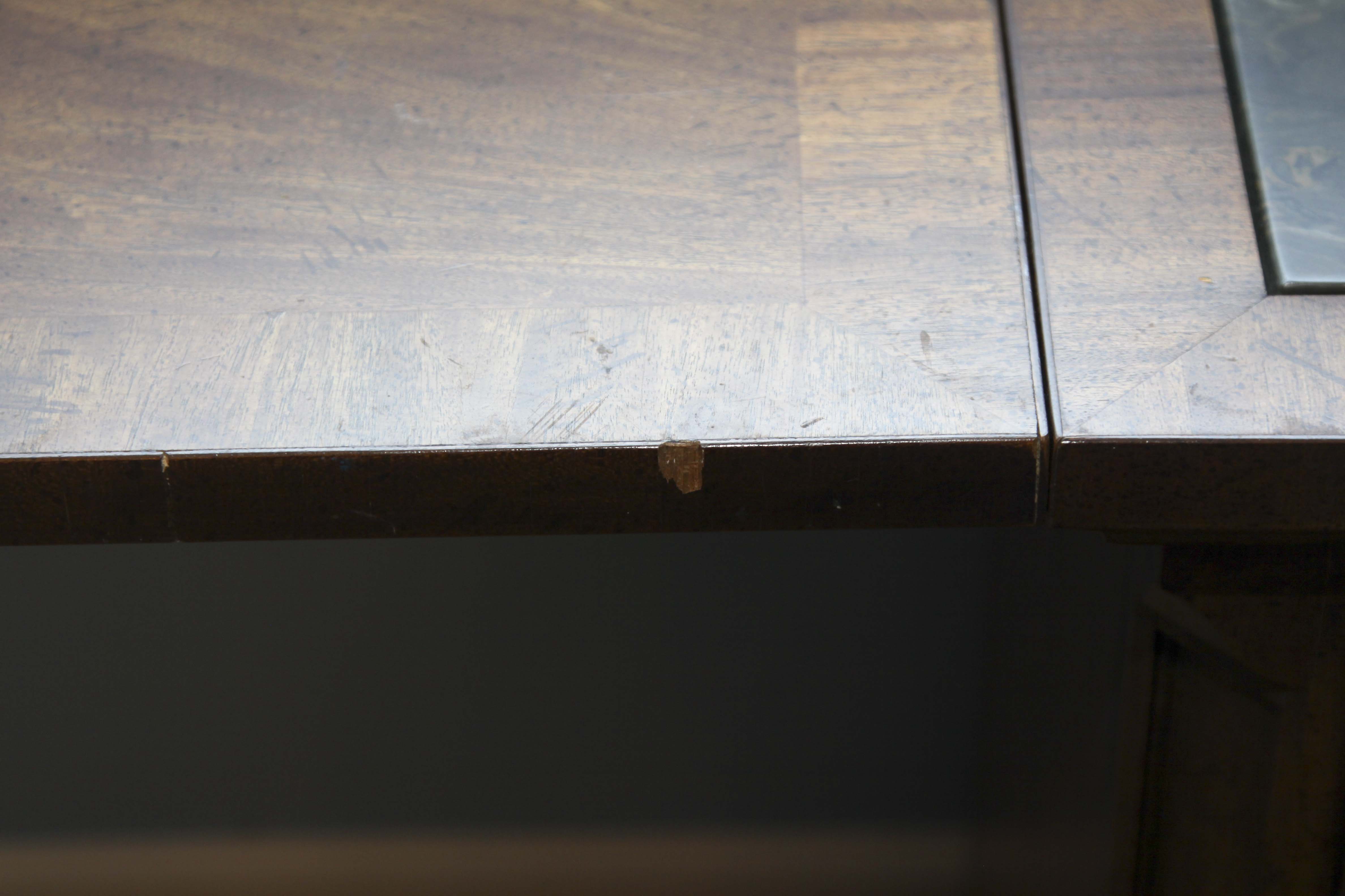 Vintage Wood and Granite Buffet