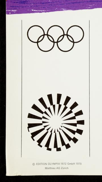 Piero Dorazio 1972 Munich Olympics Poster