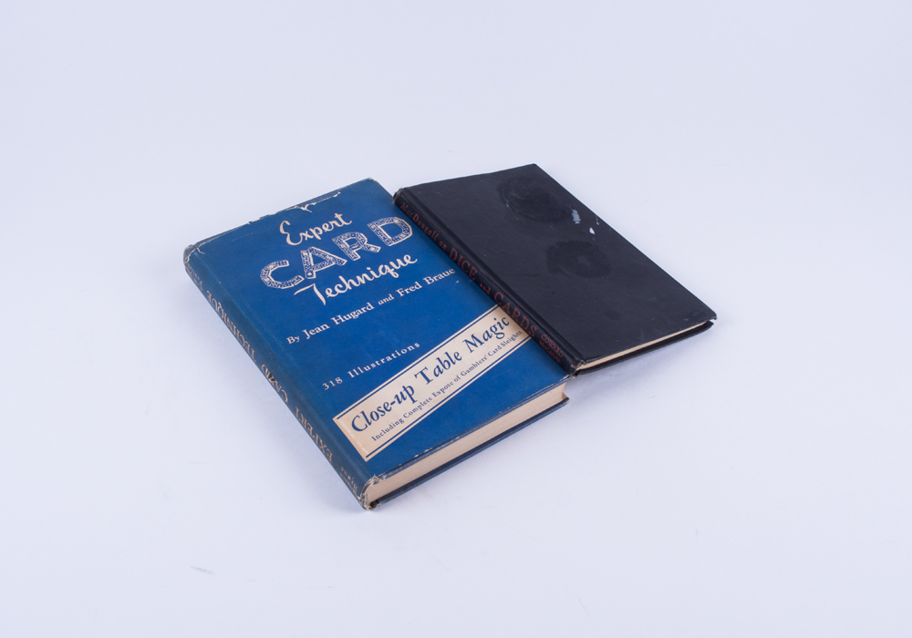 Pair of Vintage Dice and Card First and Second Edition Books