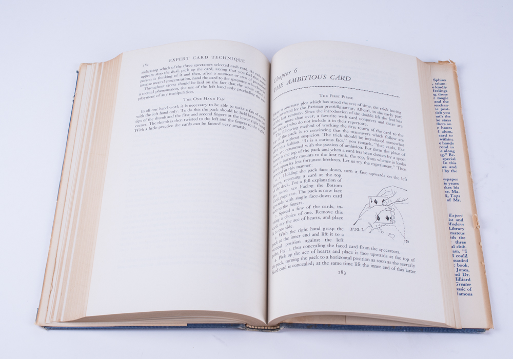 Pair of Vintage Dice and Card First and Second Edition Books