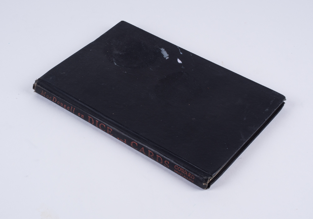 Pair of Vintage Dice and Card First and Second Edition Books