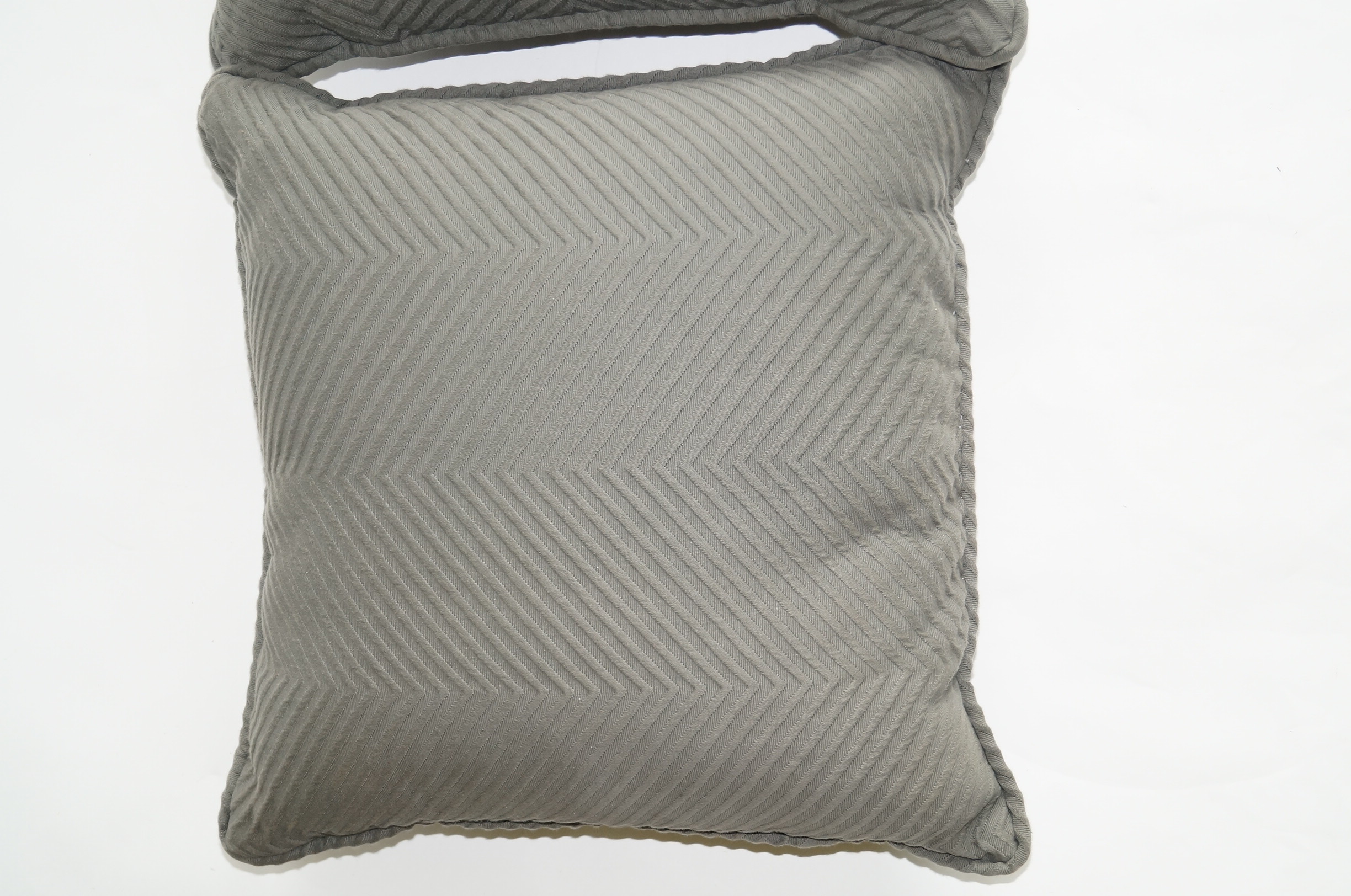 Pair of Slate Grey Throw Pillows