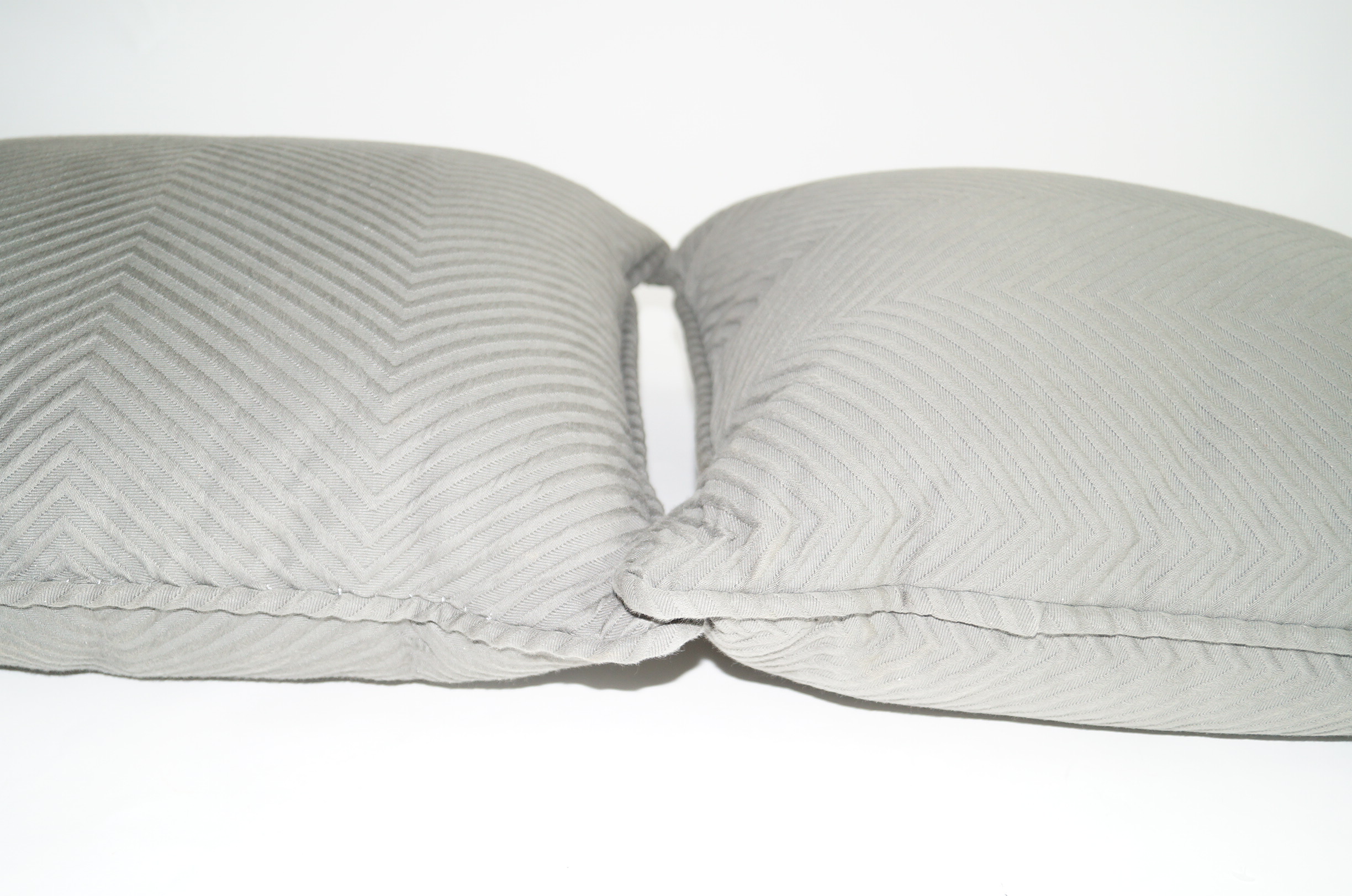 Pair of Slate Grey Throw Pillows