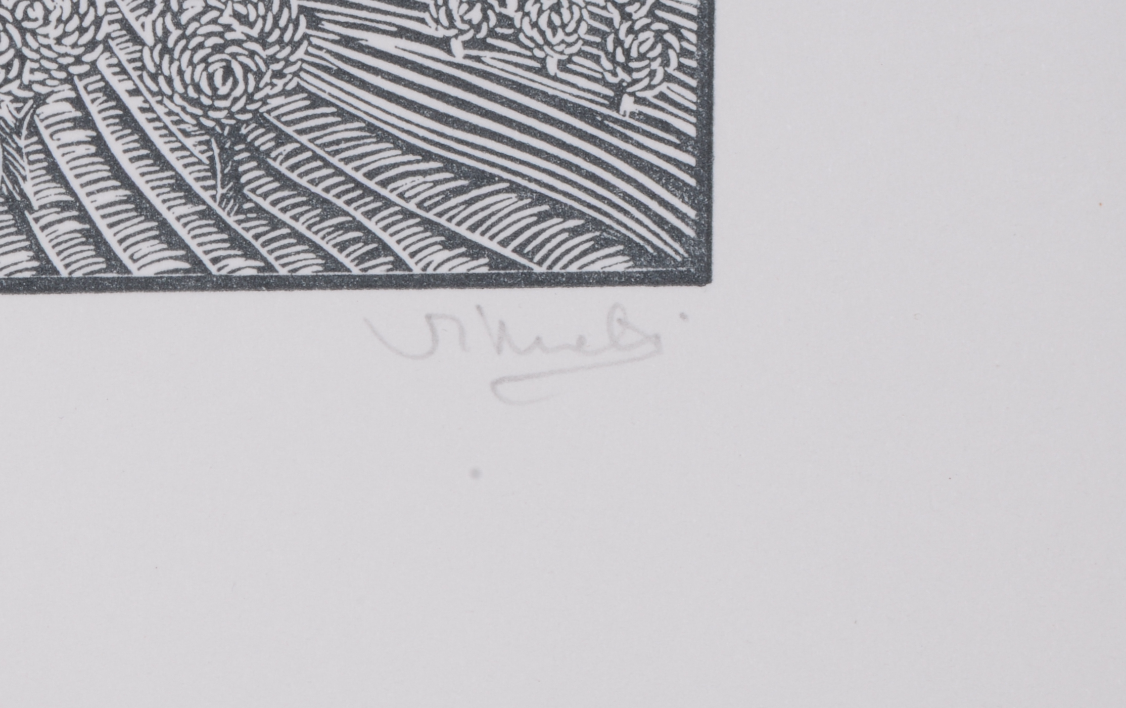 Pair of Signed Woodblock Prints of Assisi, Italy