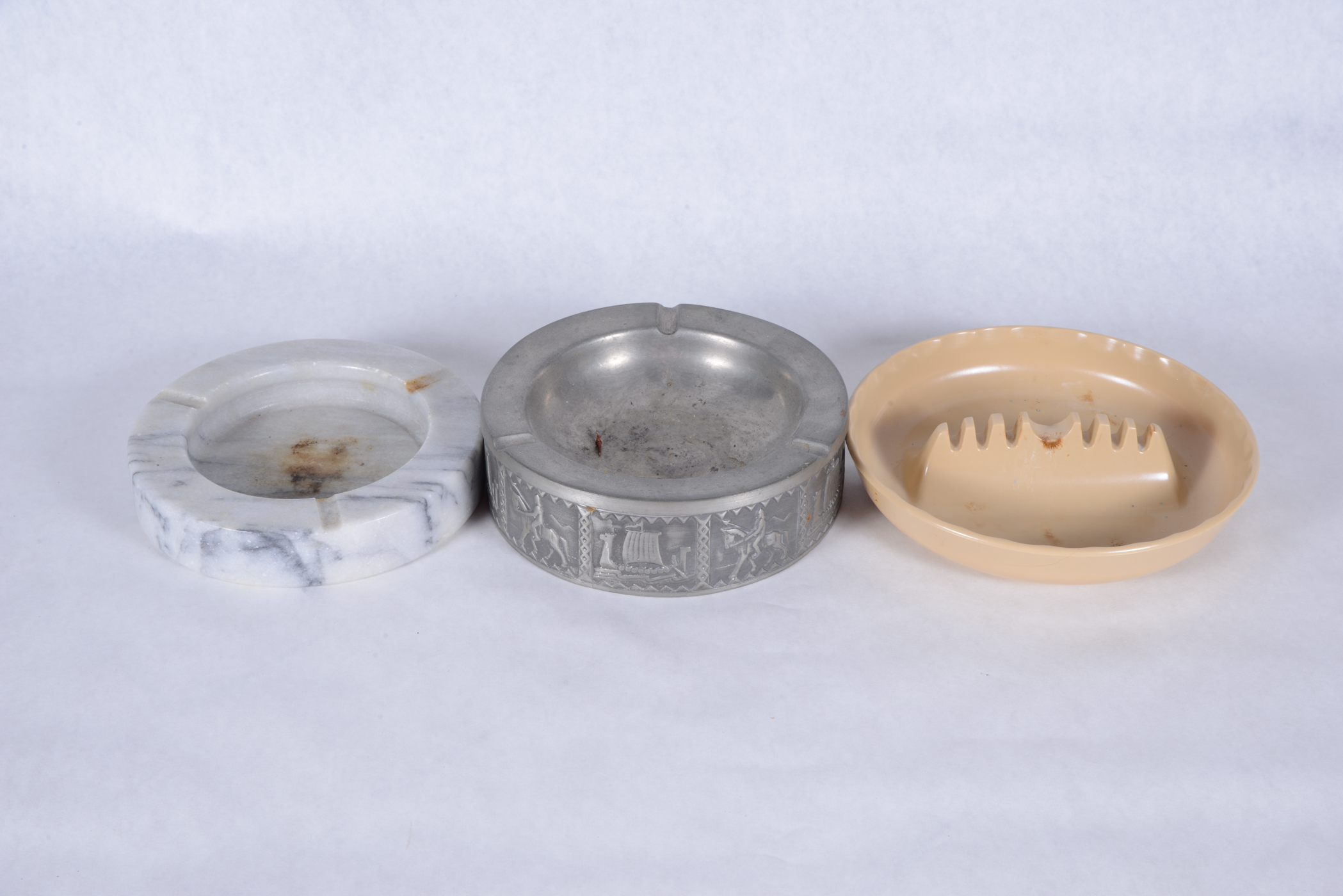 Collection of Vintage Ash Receivers