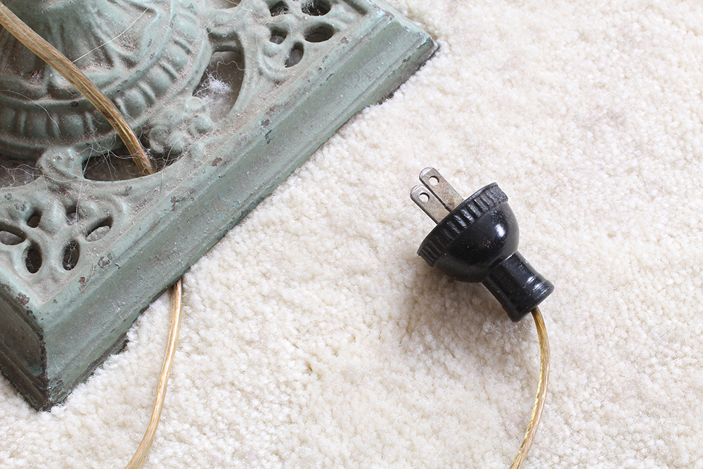 Twisted Metal Floor Lamp