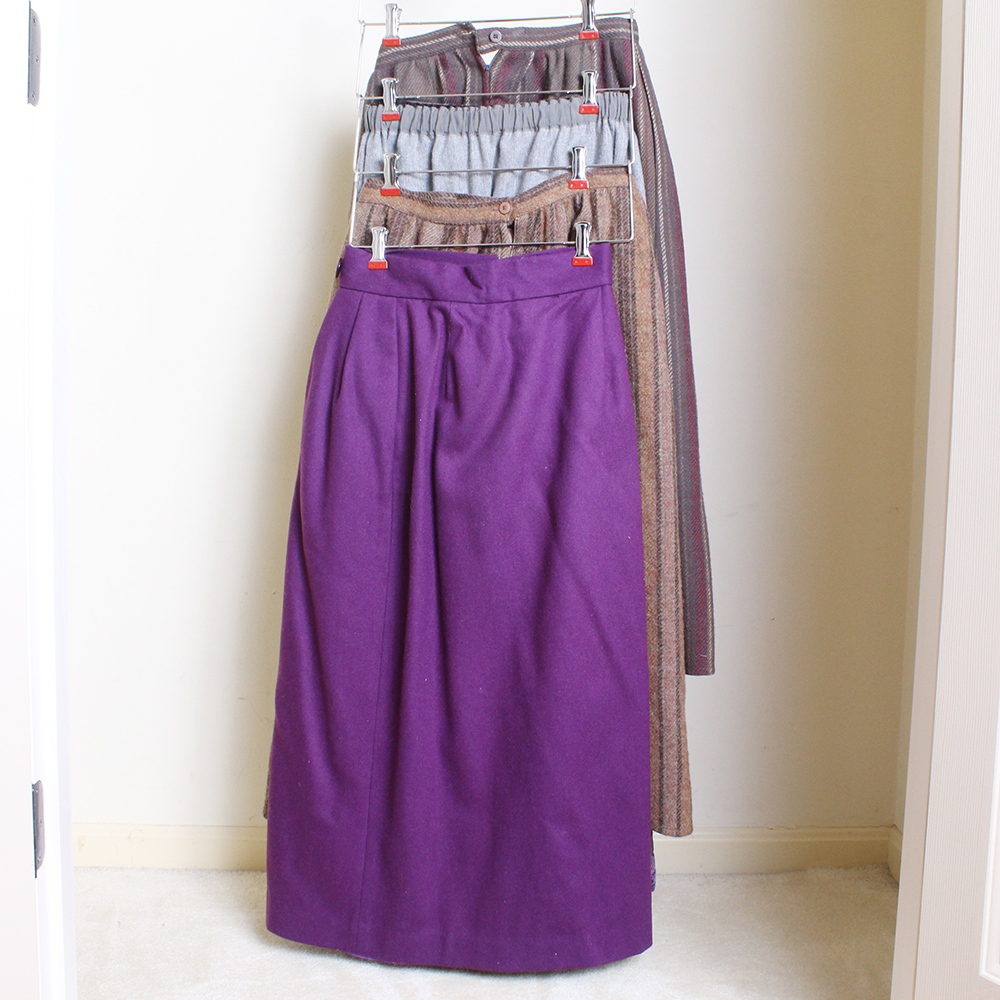 Bright or Patterned Wool Skirts