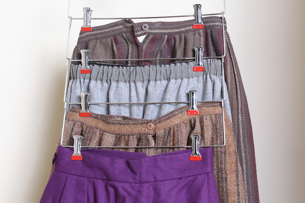 Bright or Patterned Wool Skirts