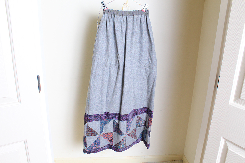 Bright or Patterned Wool Skirts