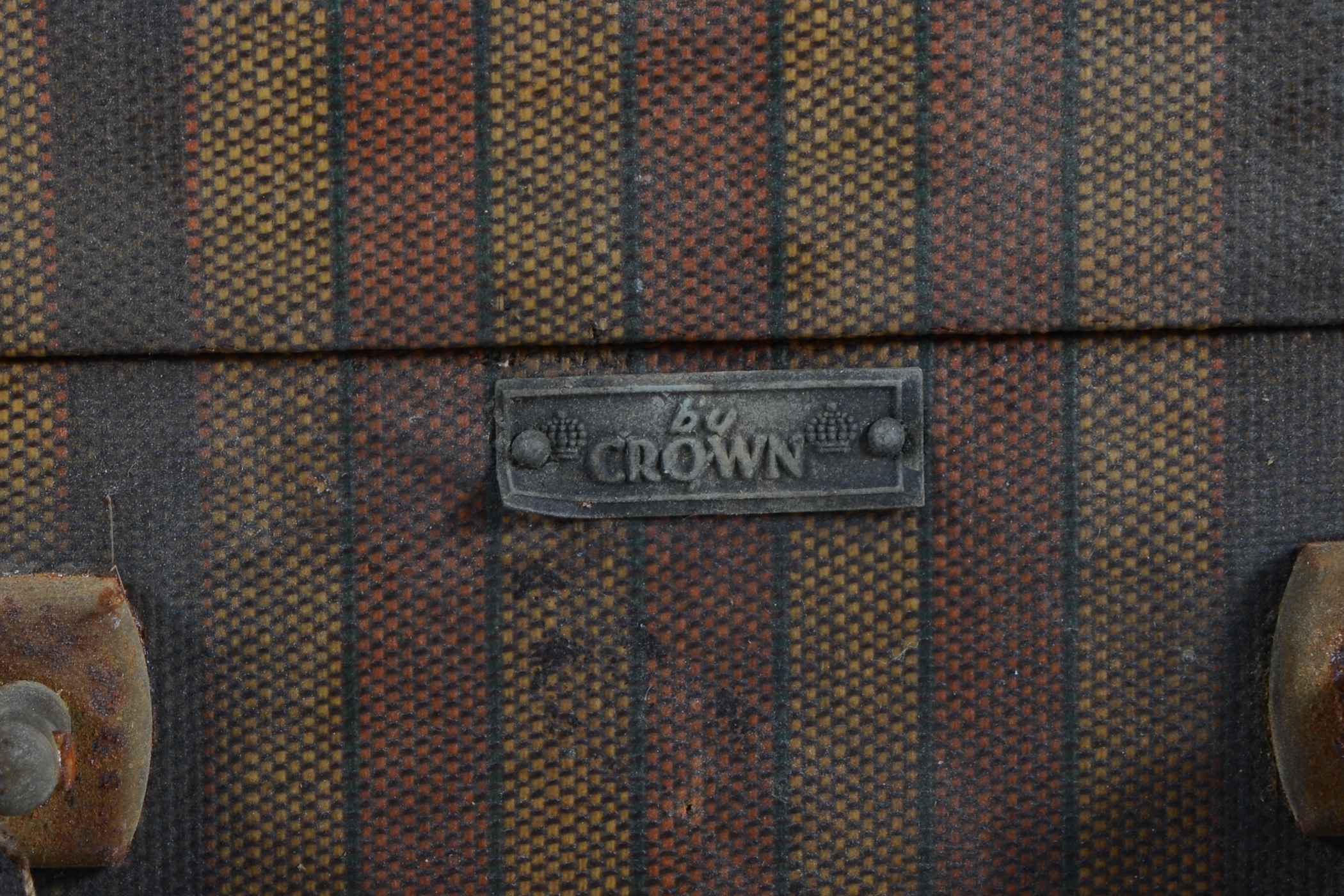 Vintage Crown Suitcase