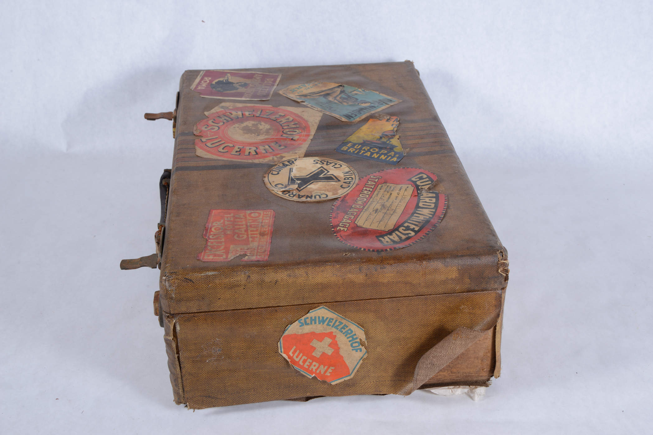 Vintage Crown Suitcase