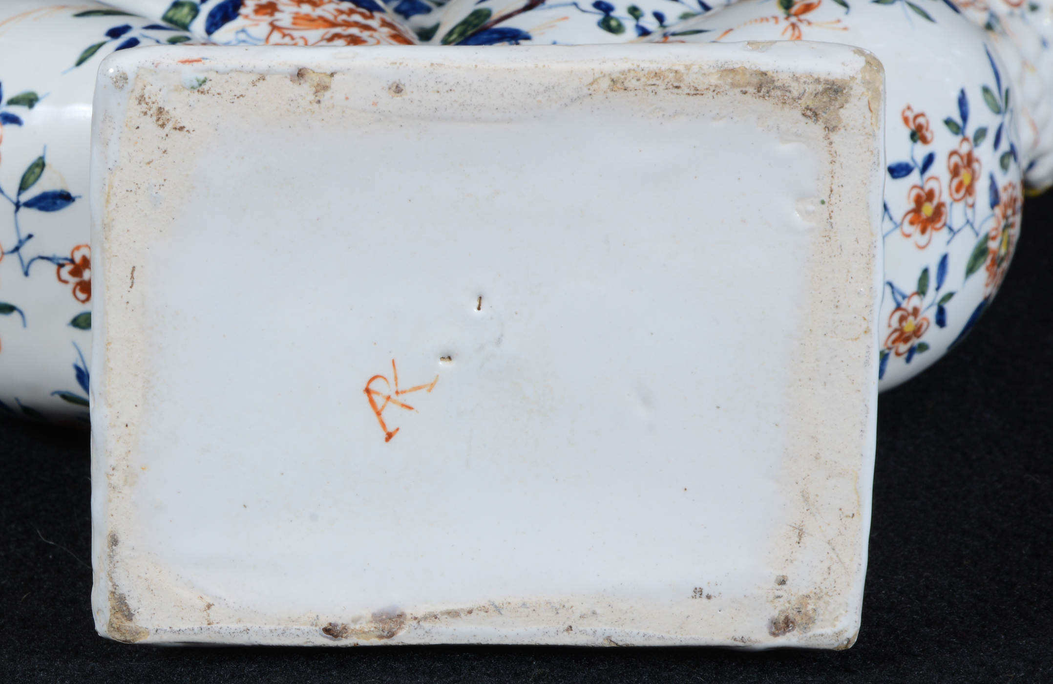 Pair of Vintage Polychrome Tulipiere Faience Vases