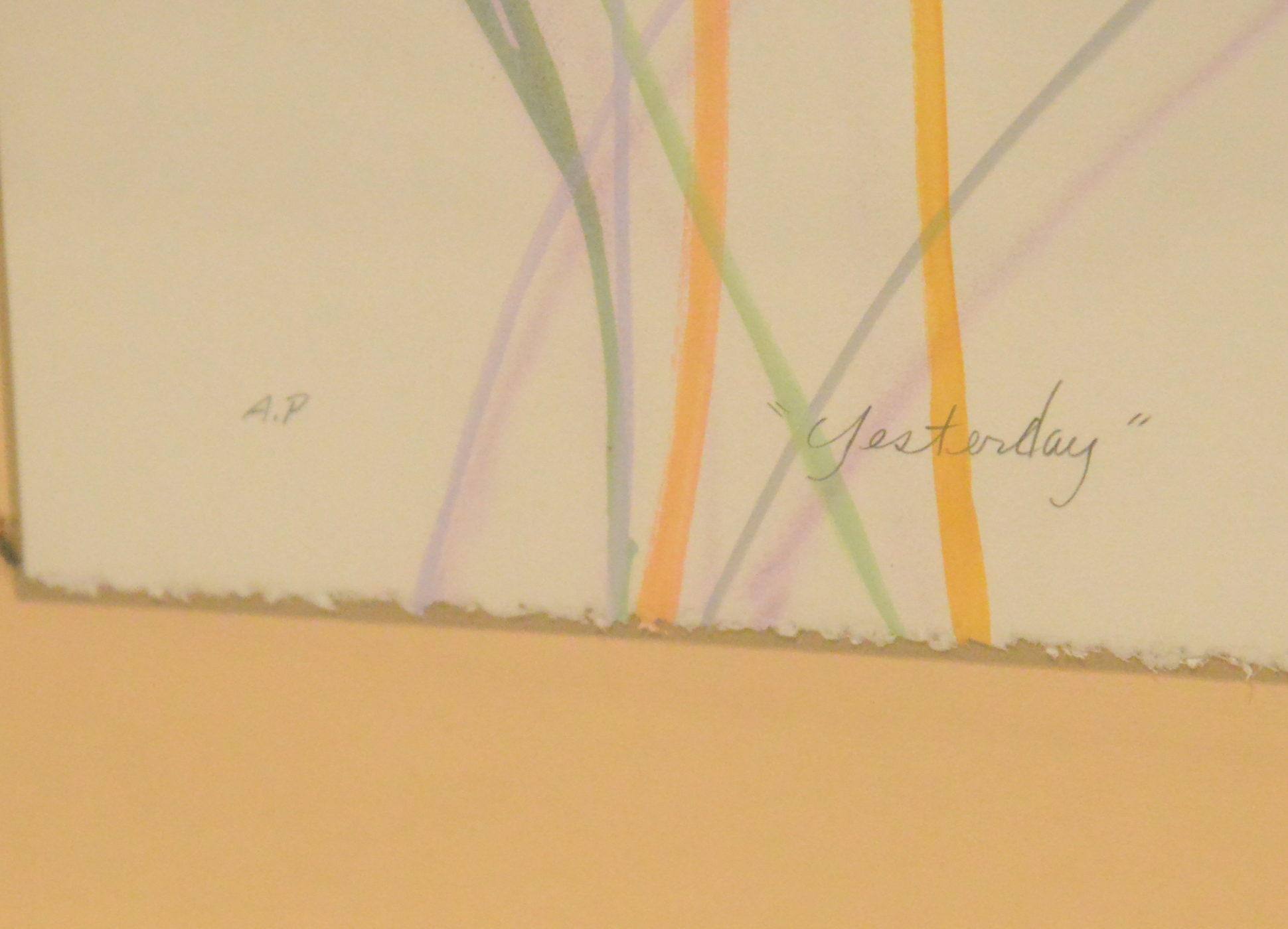 Signed, Framed Artist's Proof Lithograph by Listed Artist William R. Gately