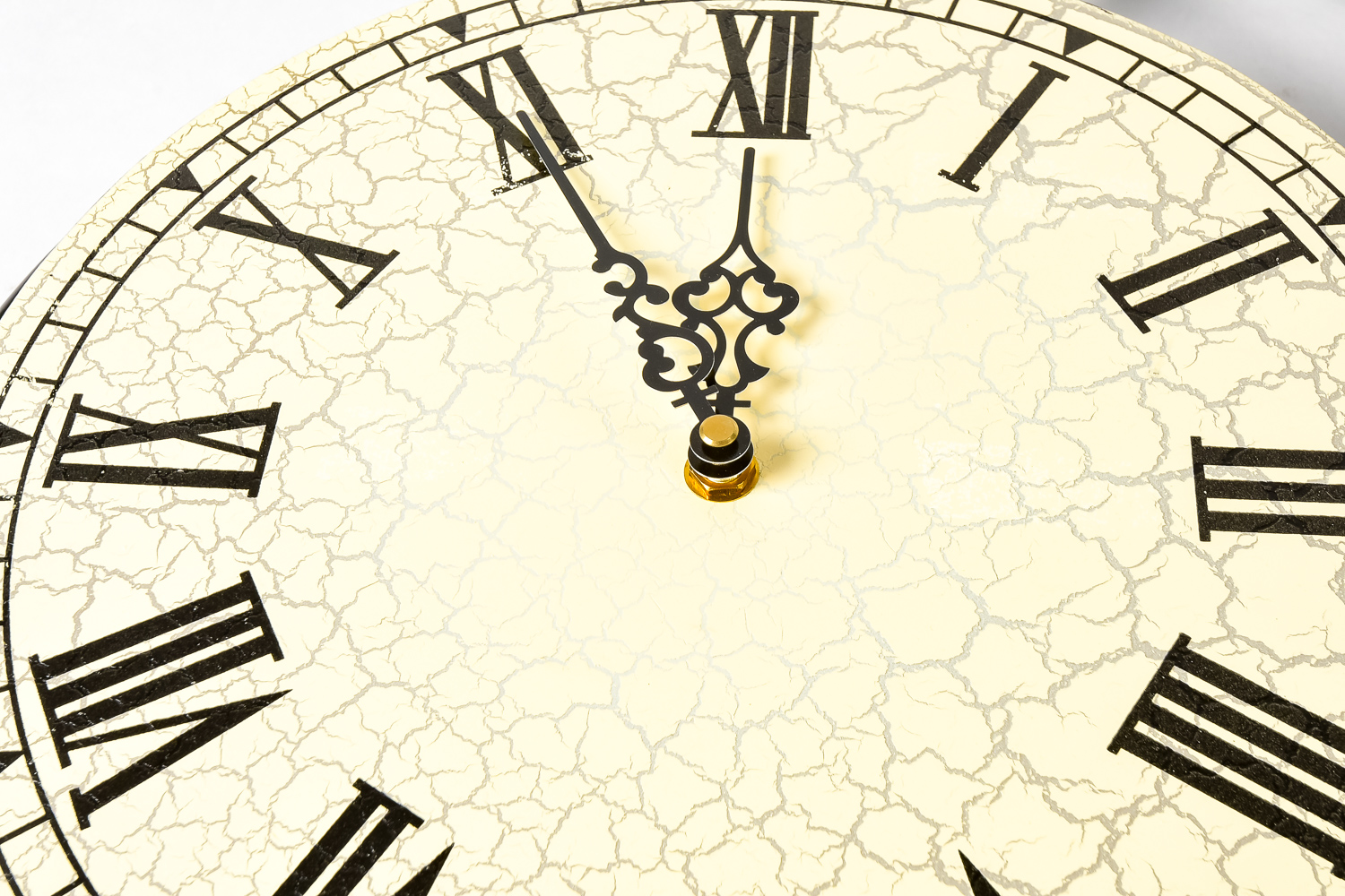 Pair of Wall-Mount Double-Sided Clocks with Brackets