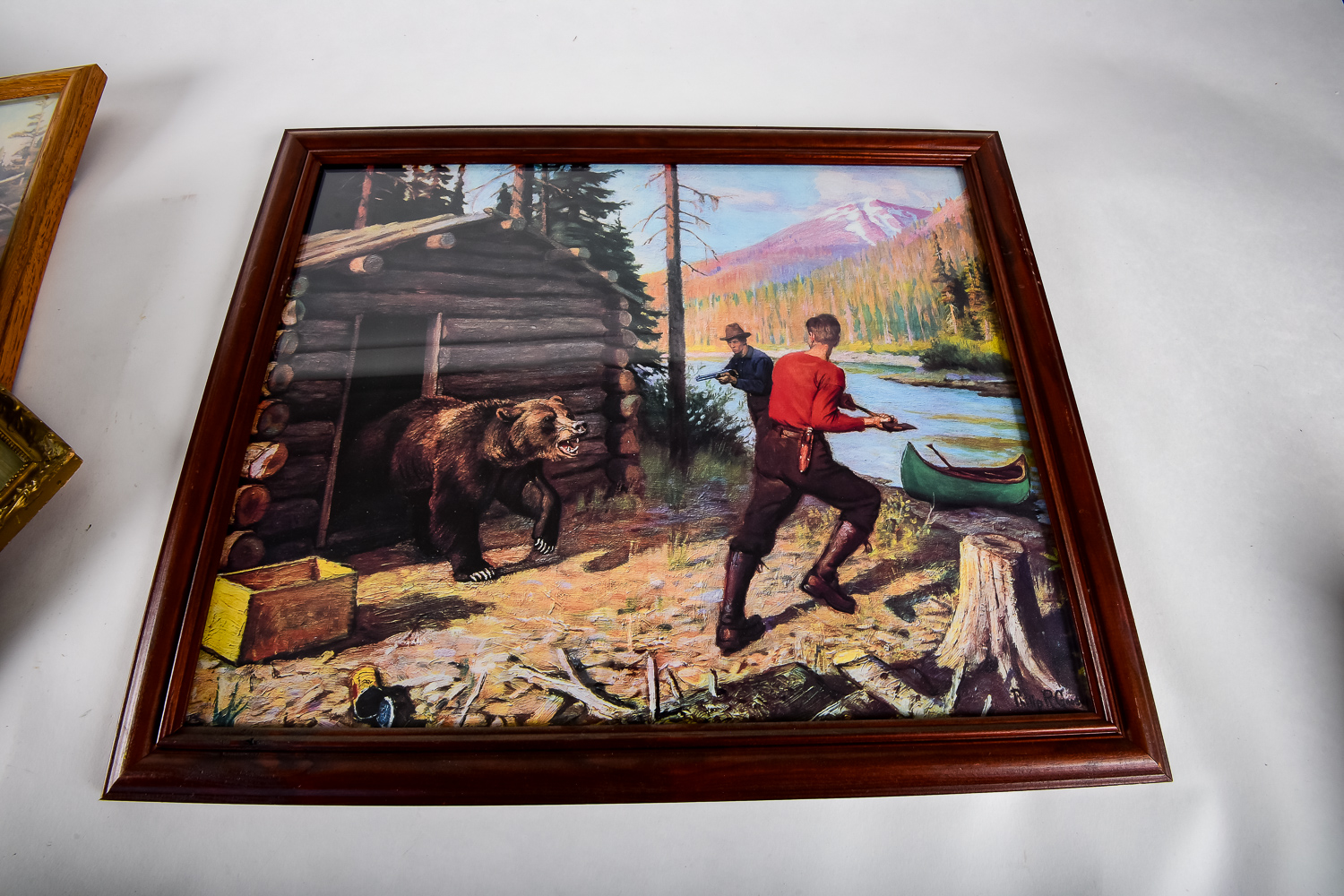 Vintage Outdoor-Themed Framed Print Collection
