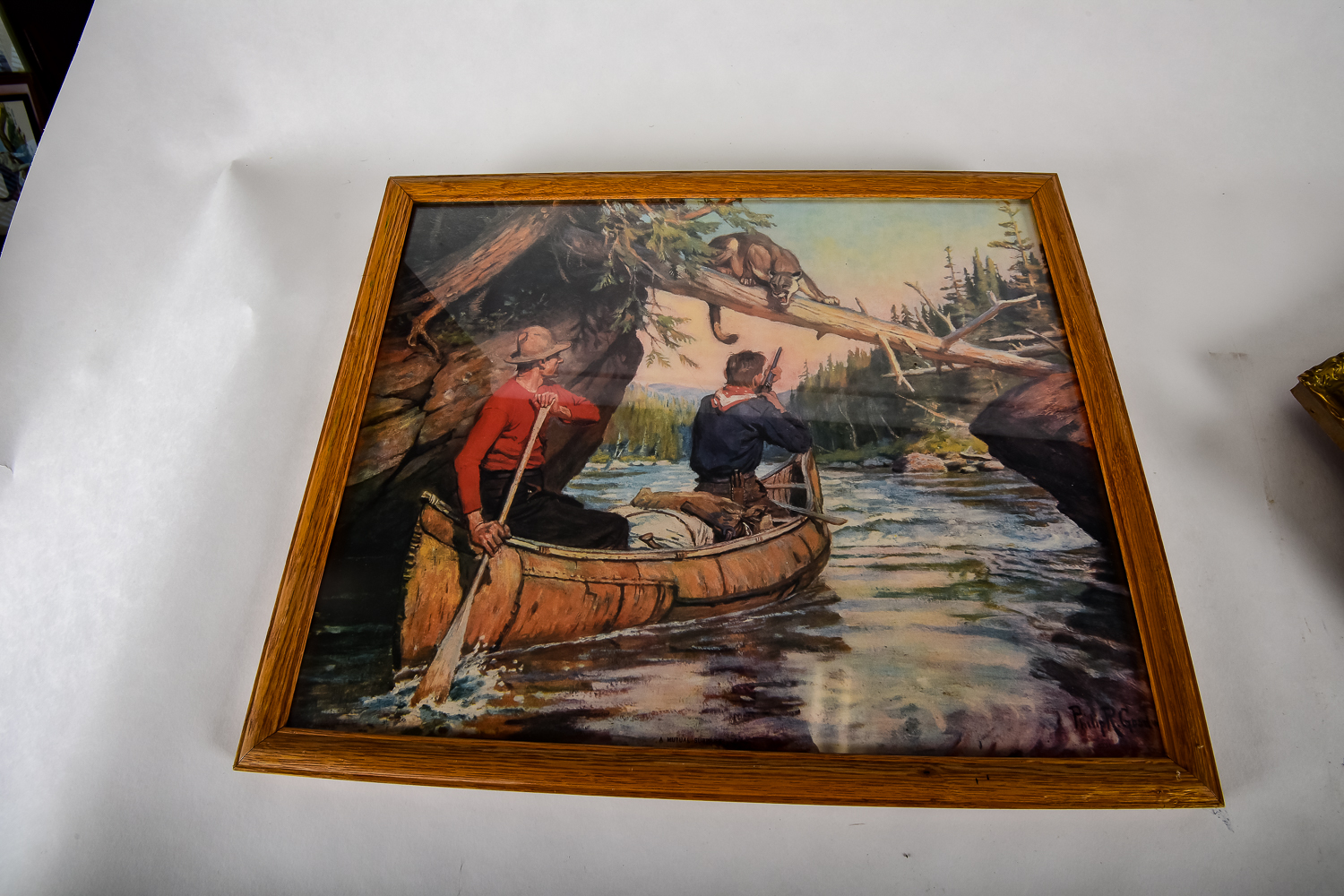 Vintage Outdoor-Themed Framed Print Collection