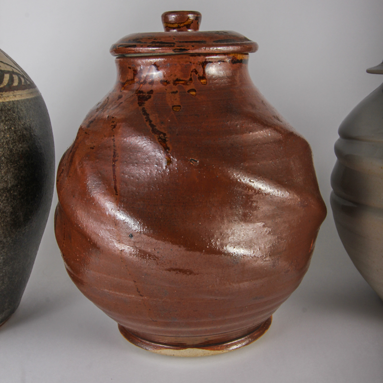 Trio of Lidded Jars