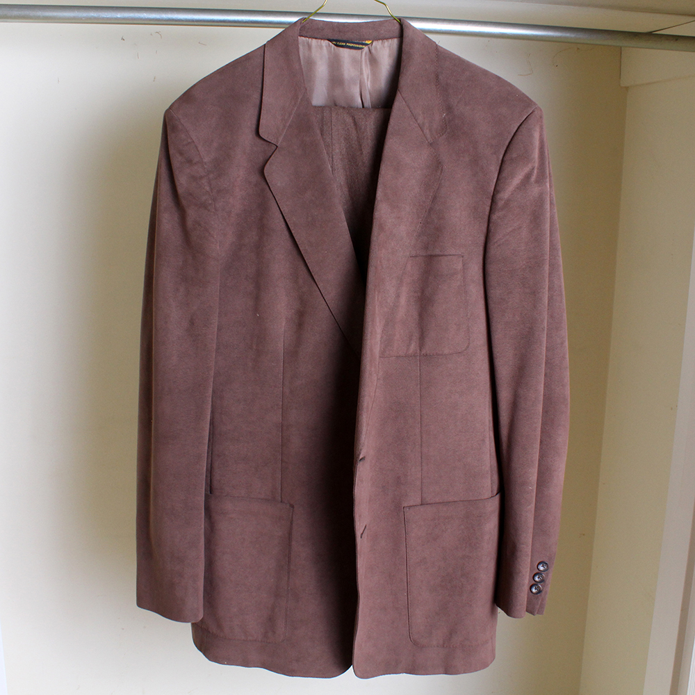 Men's Bachrach Chocolate Brown Suit