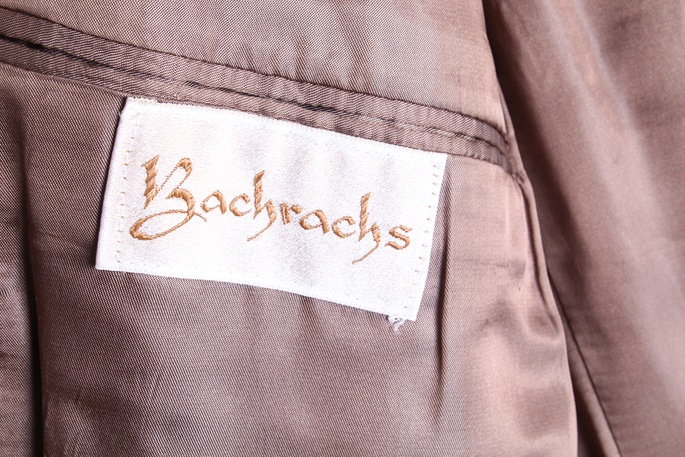 Men's Bachrach Chocolate Brown Suit