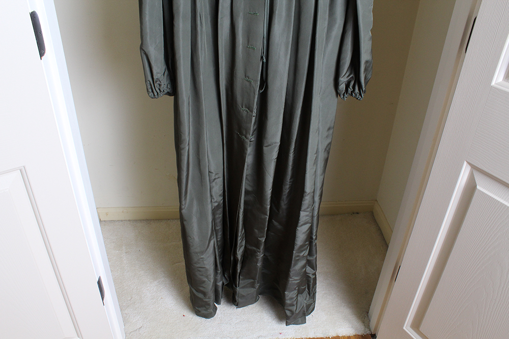 Oscar de la Renta Green Trench Raincoat