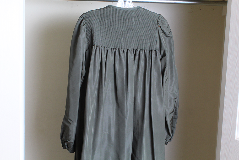 Oscar de la Renta Green Trench Raincoat