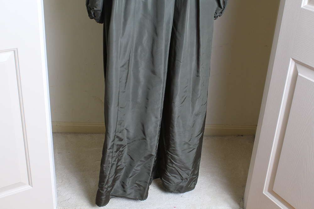 Oscar de la Renta Green Trench Raincoat