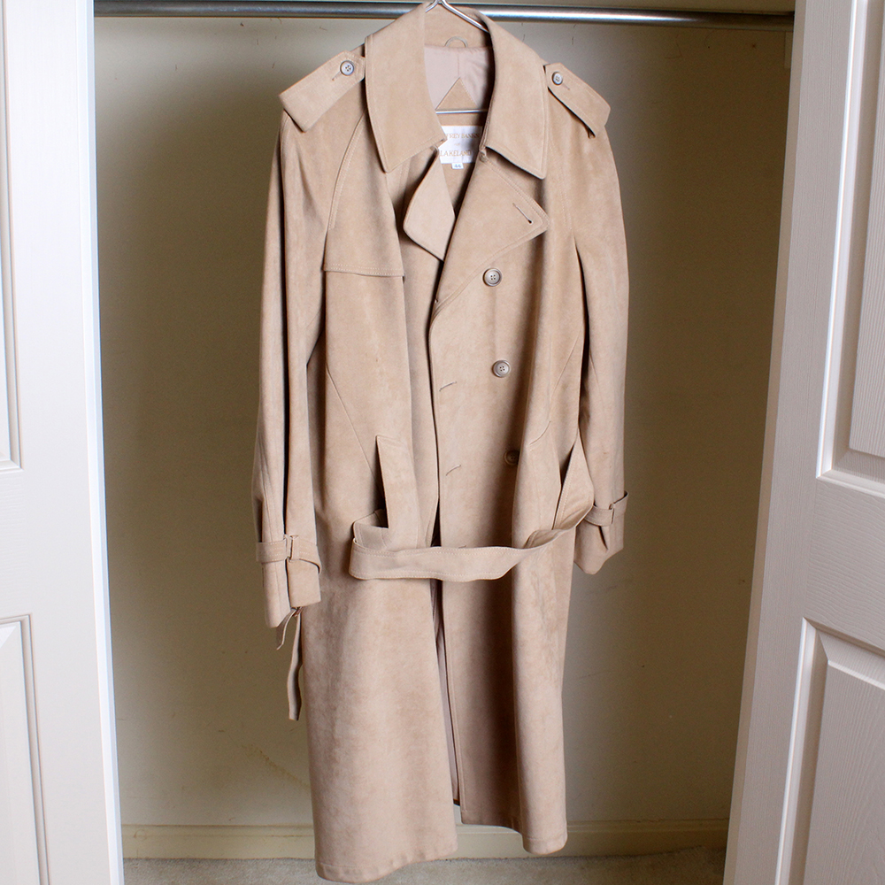 Jeffrey Banks Ultra Suede Tan Jacket