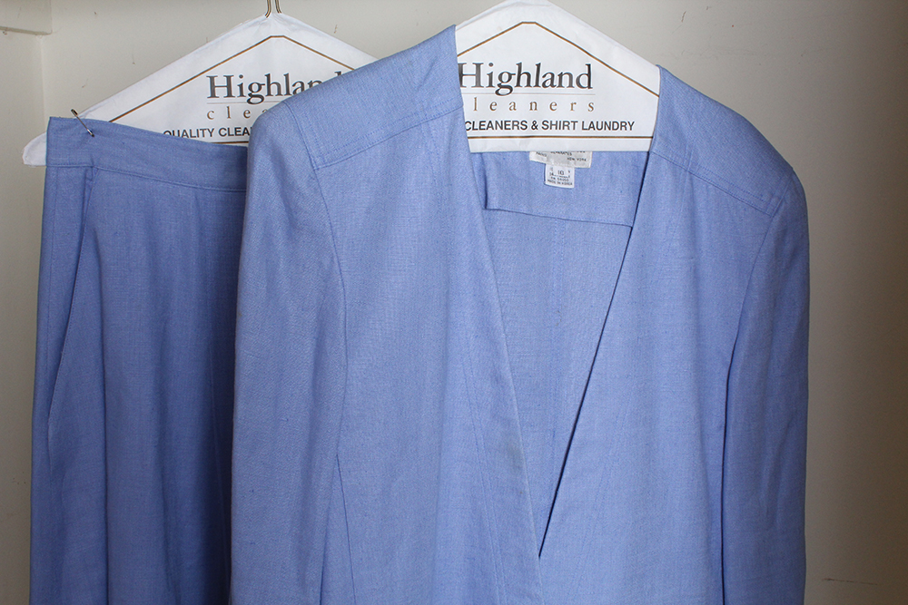 Christian Dior Linen Jacket and Skirt Set