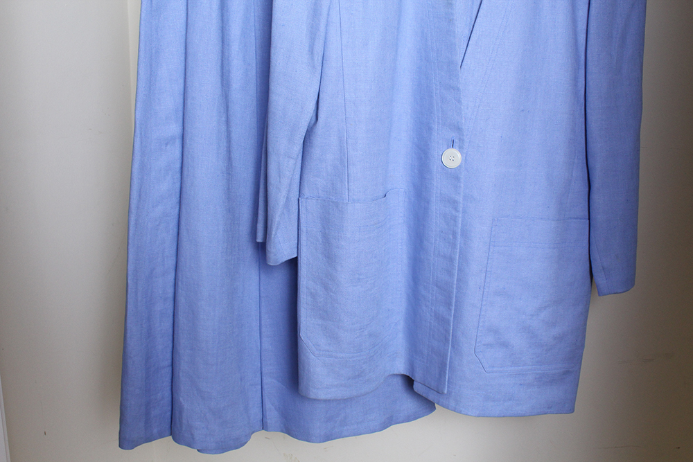 Christian Dior Linen Jacket and Skirt Set