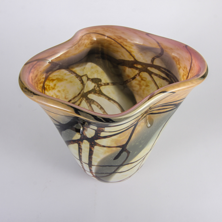 Signed Art Glass Vase