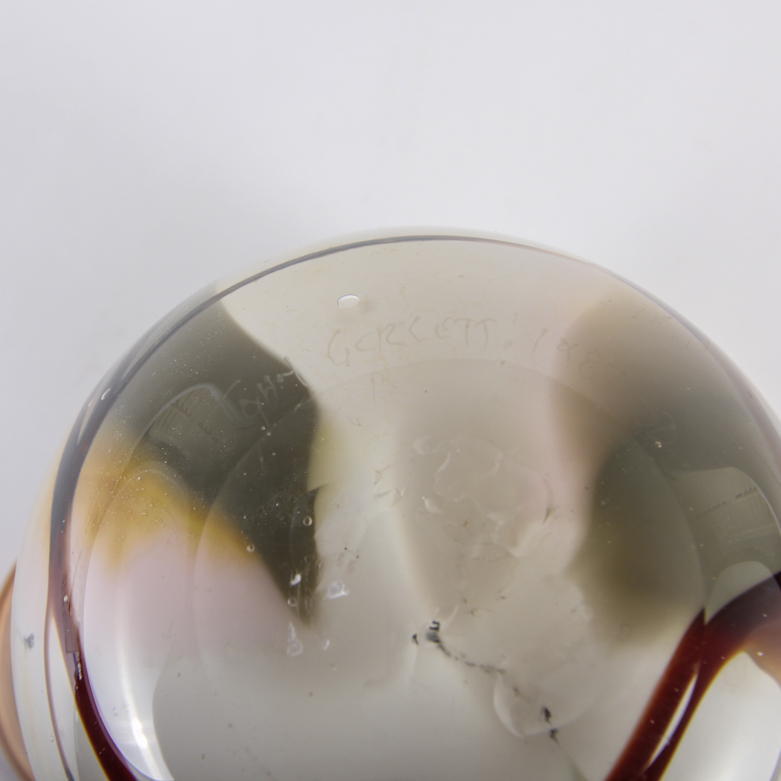 Signed Art Glass Vase