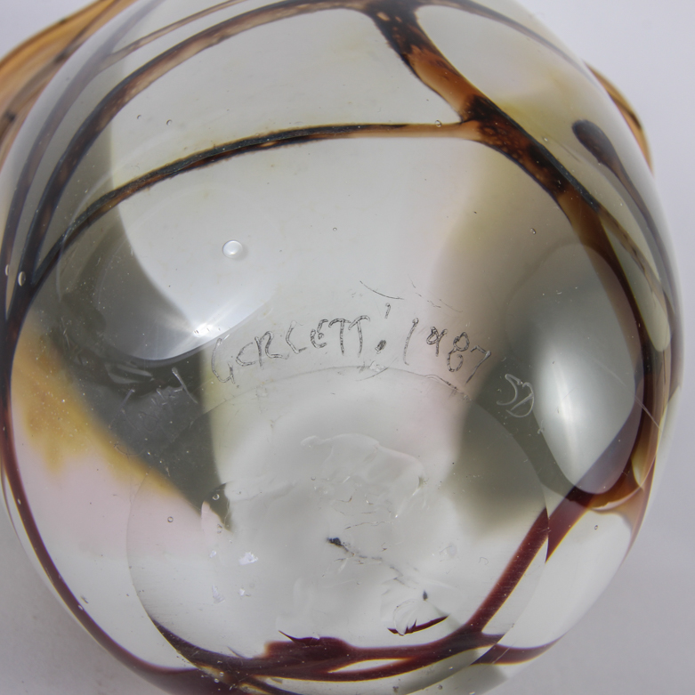 Signed Art Glass Vase