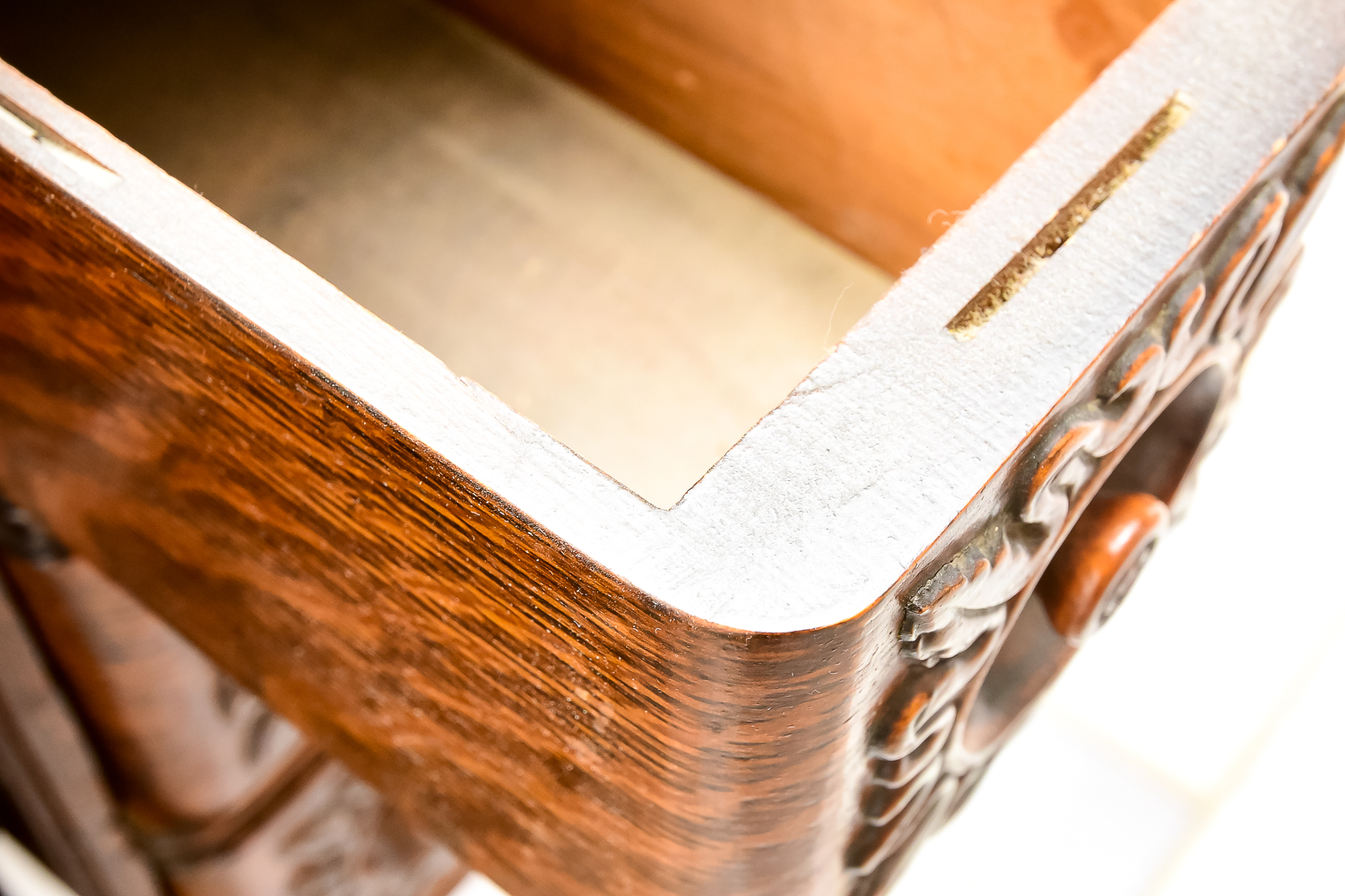 Ornate Antique Singer Sewing Machine and Table