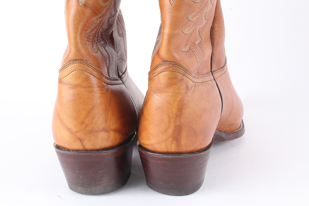 Two Pair of Leather Men's Cowboy Boots
