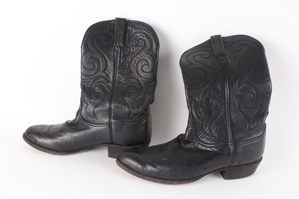Two Pair of Leather Men's Cowboy Boots