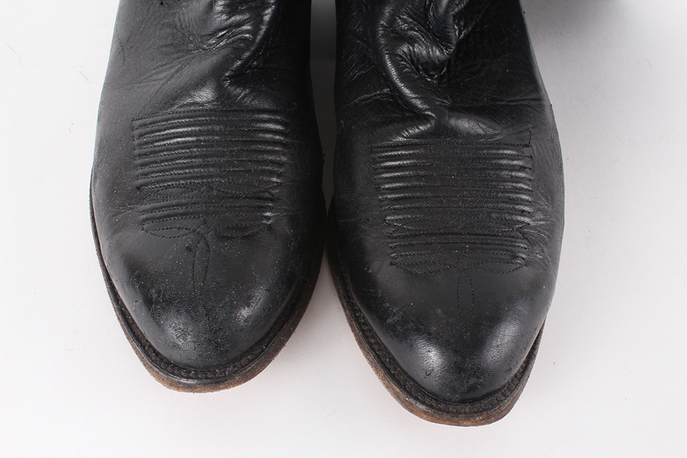 Two Pair of Leather Men's Cowboy Boots