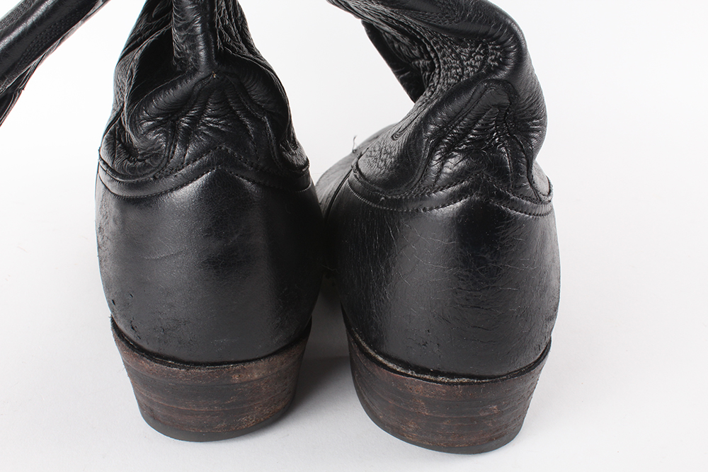 Two Pair of Leather Men's Cowboy Boots