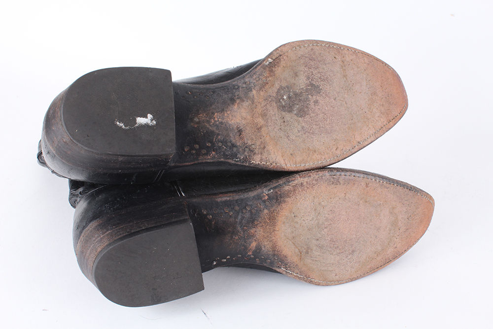 Two Pair of Leather Men's Cowboy Boots