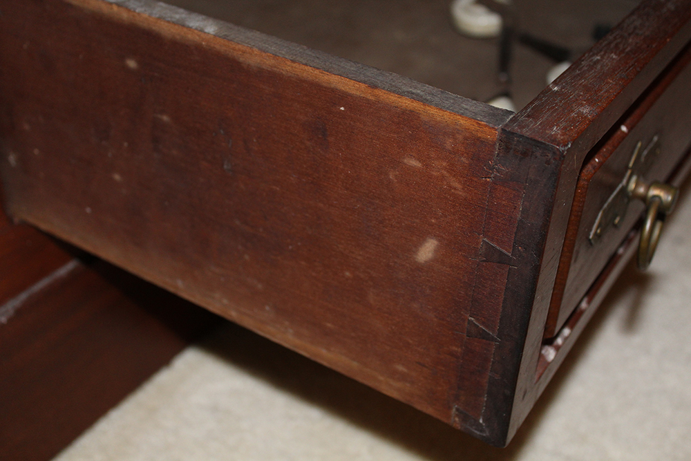 French Empire Walnut Wardrobe with Burled Panels