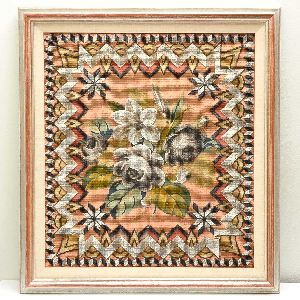 Beaded Embroidery Art Piece