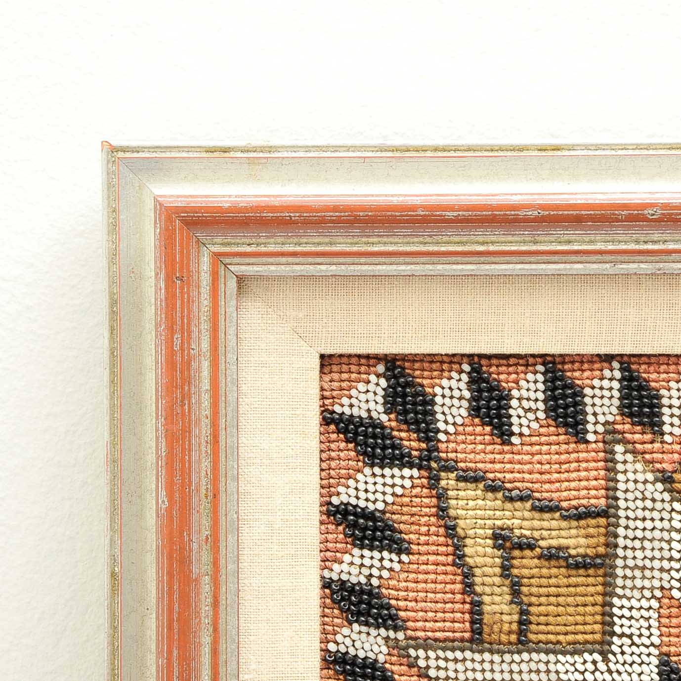 Beaded Embroidery Art Piece