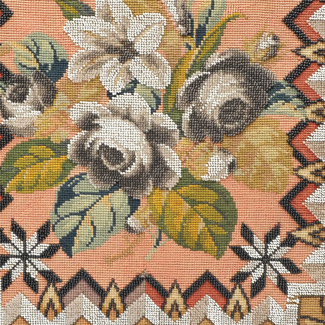 Beaded Embroidery Art Piece