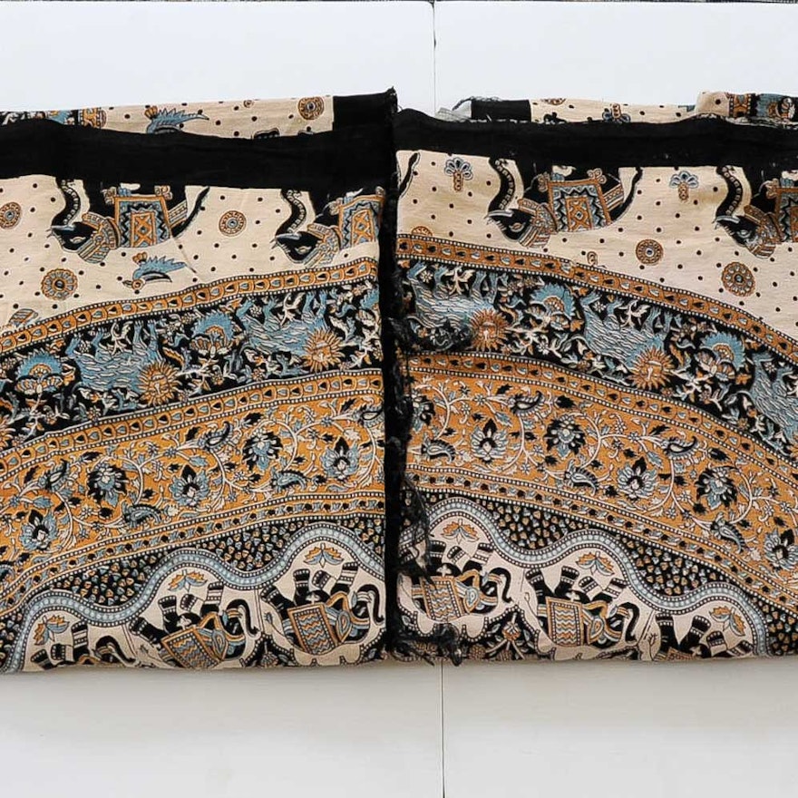 Pair of Indian-Inspired Tapestries