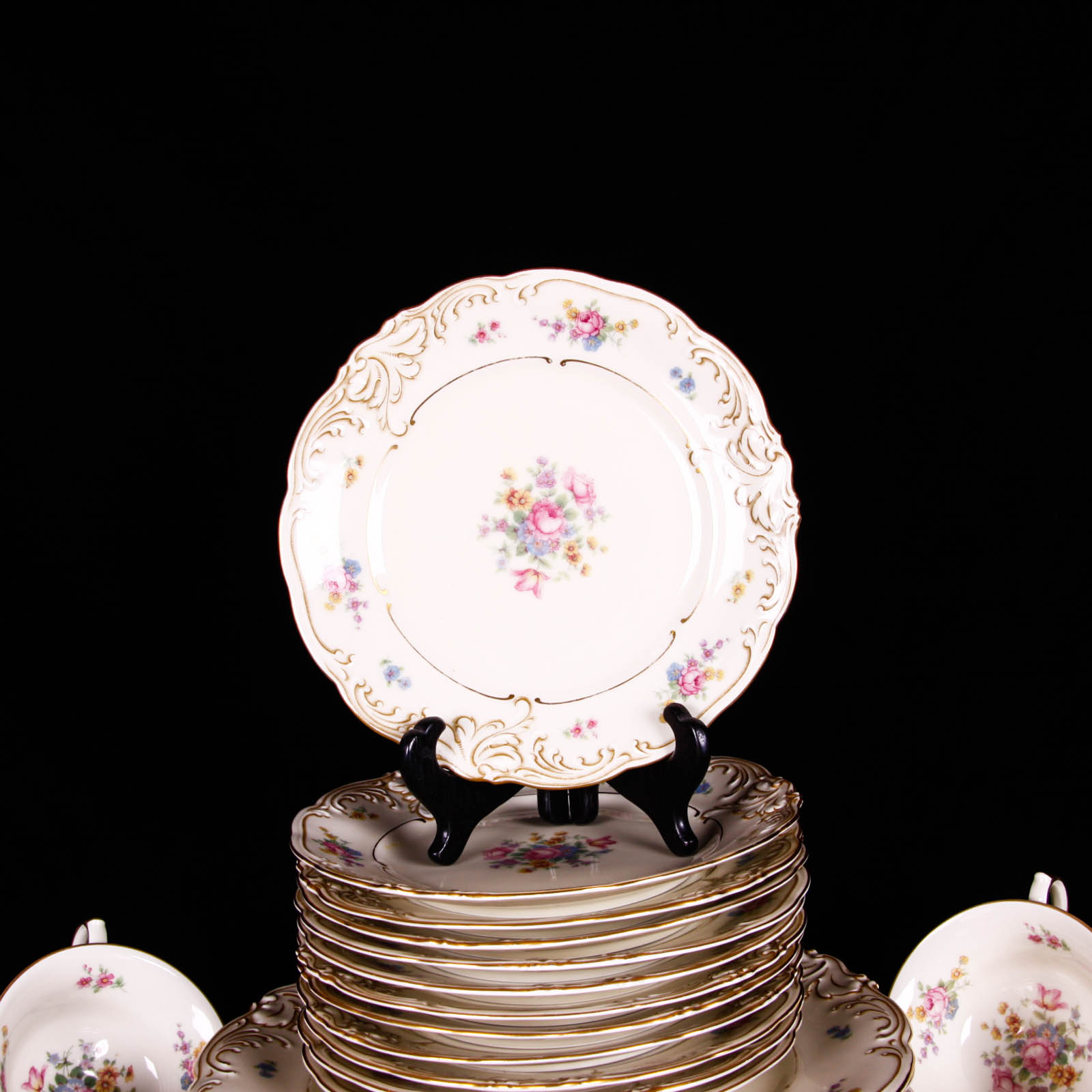 Vintage Friederike KPM Germany "Renaissance" China Set